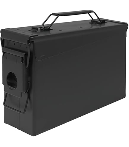 Amazon.co.jp: アモカン 弾薬箱 弾薬ケース 2個セット アンモボックス