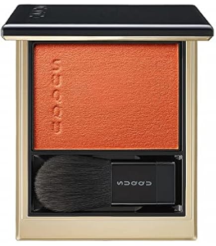 Amazon | QIDUHUQI スック メルティング パウダー ブラッシュ 04 澄色