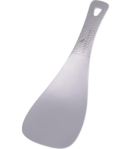 Amazon | 18-8オールステンレスしゃもじ ヘラ型 [ 全長:1200 x ヘッド