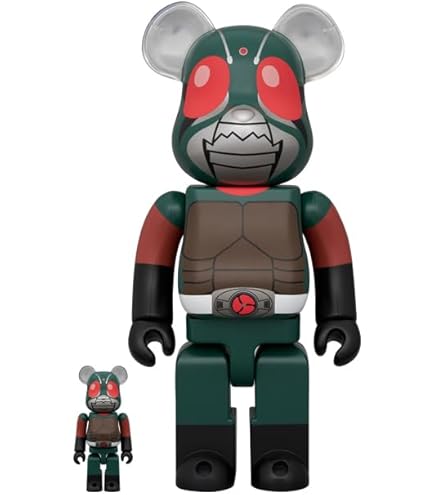 Amazon.co.jp: BE@RBRICK 仮面ライダー第2+1号 100％ & 400％ : おもちゃ
