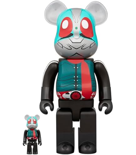 Amazon.co.jp: BE@RBRICK ベアブリック 仮面ライダー旧1号 1000％ 全高
