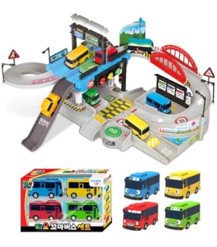 Amazon.co.jp: タヨ（Tayo）コントロールパーキングタワー＋ミニカー19