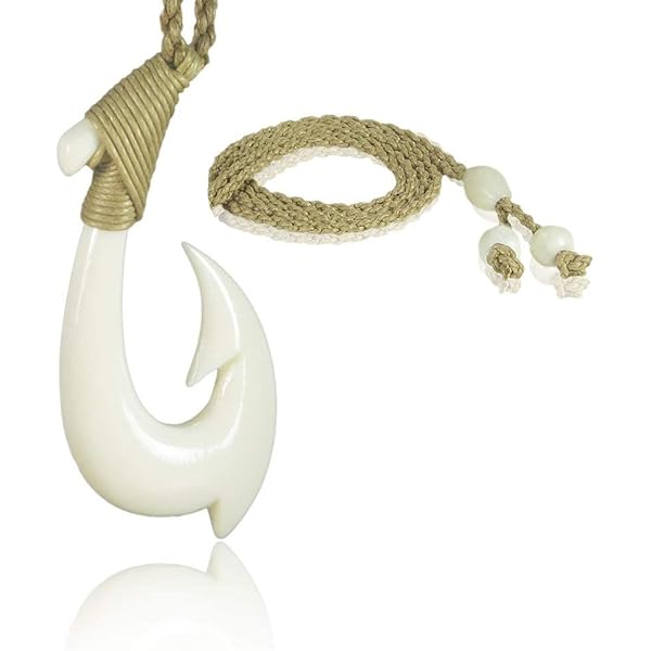 Amazon | フィッシュフック ボーン ネックレス LU1922 ハワイアン