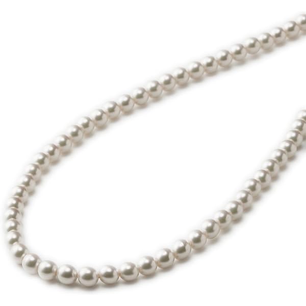 Amazon | アコヤ本真珠ロングネックレス/7.5-8.0mm/ホワイト/120cm