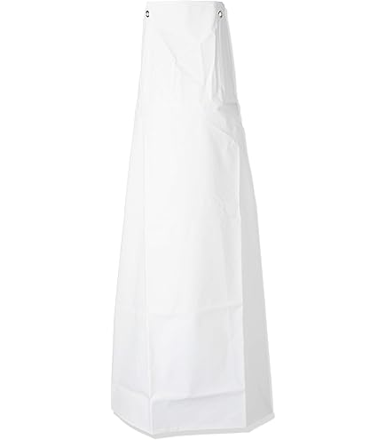 Amazon.co.jp: ワンタッチ 前掛 胸付 白 900×1150 : ファッション