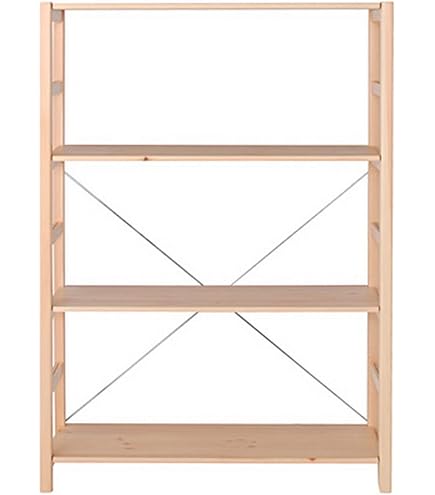 Amazon｜無印良品 パイン材ユニットシェルフ 中 幅58×奥行26×高さ120cm