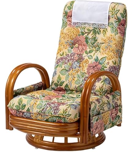 Amazon｜今枝商店 Romantic Rattan 籐回転座椅子 ミドルタイプ S365