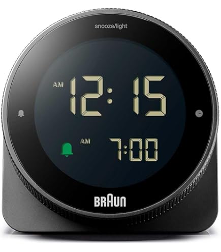Amazon.co.jp: ブラウン BRAUN/ブラウン Digital Clock BNC020BK