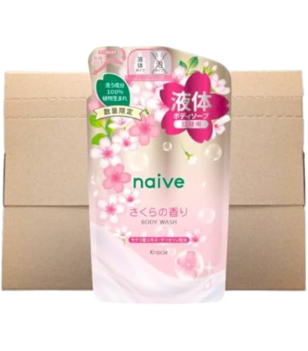 Amazon | ナイーブ ボディソープ 液体 さくらの香り 本体 530ml 1個 +