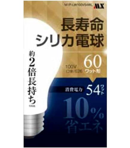 Amazon | パナソニック（National）シリカ電球 60W LW 110V 60W