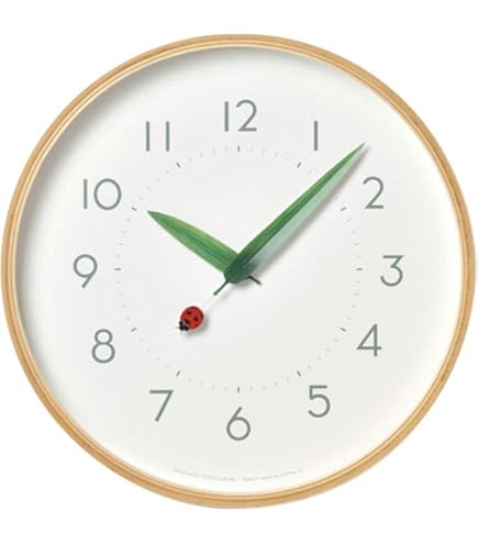 Amazon.co.jp: レムノス 掛け時計 トムソン ペーパー アナログ 木枠 灰