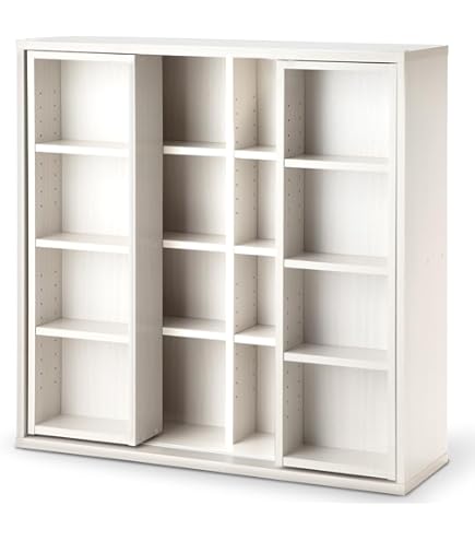 Amazon｜DALRIPA ダールリパ 本棚 - ホワイト 60x150 cm 905.285.06