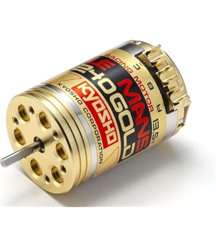 Amazon.co.jp: 京商 ル・マン 480 ゴールド ブラシレスモーター 21.5T