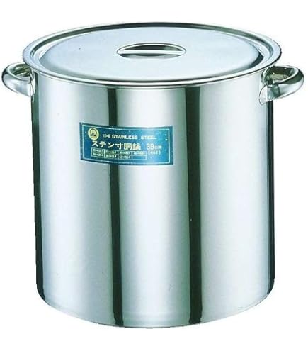 Amazon｜大屋金属 大屋製作所 電磁モリブデン寸胴鍋 36㎝ 目盛付