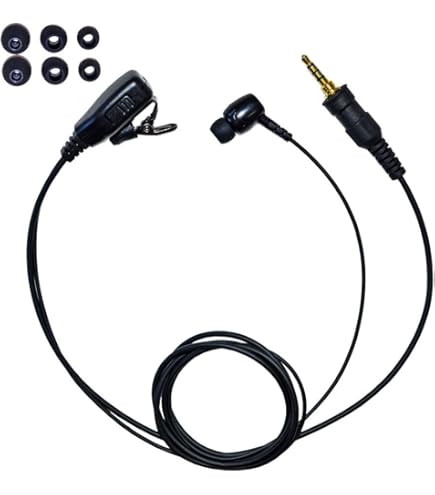 Amazon | CMP816Bタイピン型マイク&イヤホン（スタンダード）HX-824