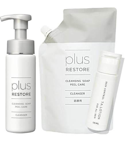 Amazon.co.jp: プラスリストア クレンジングソープ泡ホームケア 詰替用