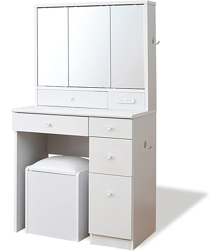 Amazon｜MALM マルム ドレッサー - ホワイトステインオーク調 120x41