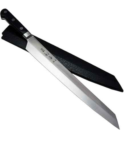 Amazon｜正本総本店 本霞・玉白鋼 蛸引刺身庖丁 33cm 刀身:玉白鋼、柄