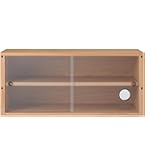 Amazon｜無印良品 ステンレスユニットシェルフ・オーク材カップボード