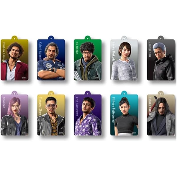 Amazon | 『龍が如く』アクリルキーホルダーコレクション プレミアム