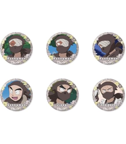 Amazon.co.jp: 忍たま乱太郎 缶バッジセット～半助＆利吉がいっぱい