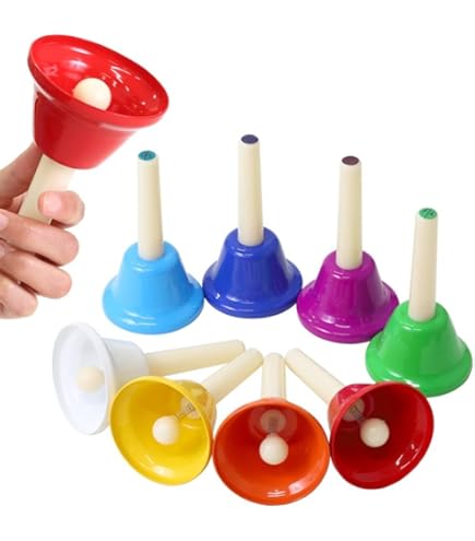 Amazon | ウチダ・ミュージックベル 単音【シルバー：B】ハンドベル