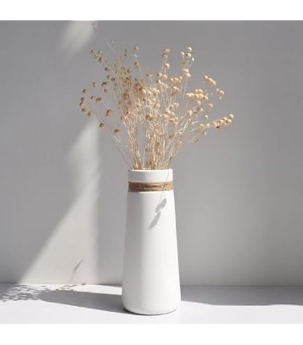 Amazon.co.jp: 香蘭社 花瓶 染付陽刻薔薇 ホワイト 27cm 674-NW91 個