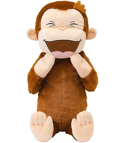 Amazon.co.jp: おさるのジョージ スーパーラージ ぬいぐるみ ～はずか