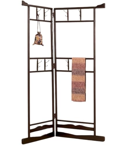 Amazon.co.jp: 木製衣紋掛け昭和レトロ折鶴古道具ハンガーラック和家具