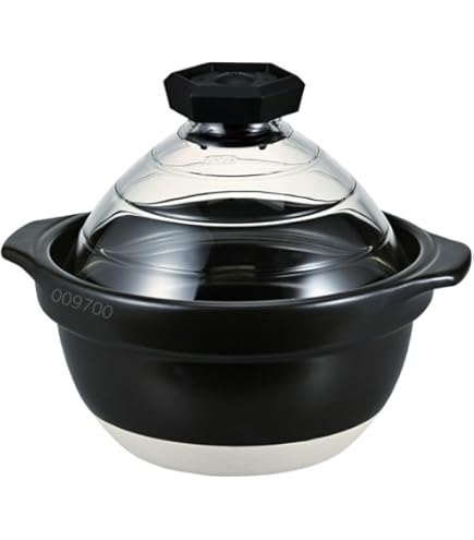 Amazon | 萬古焼ごはん鍋 大黒窯 華月 大黒窯 2合炊き | ノーブランド