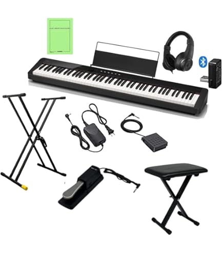 Amazon | PX-S1100 WE 電子ピアノ 88鍵盤 ヘッドホン・専用スタンド・X