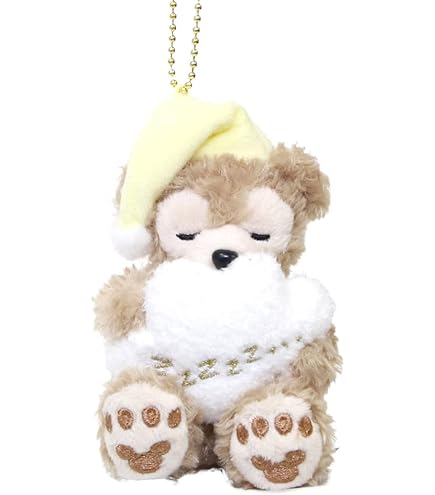 Amazon | ダッフィー ぬいぐるみバッジ ダッフィーのオータムスリープ