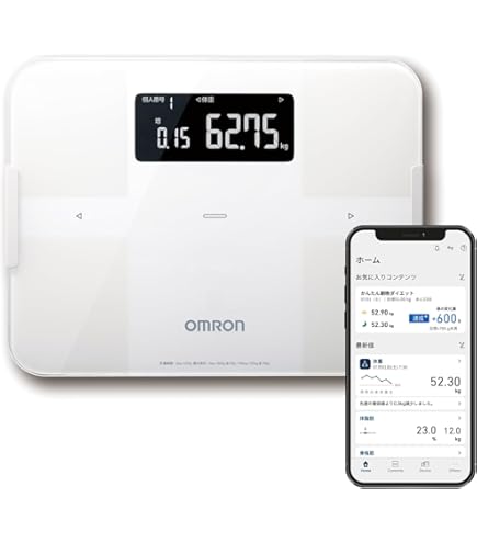 Amazon.co.jp: KRD-508T-BK(ブラック) 体重体組成計 カラダスキャン