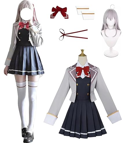 Amazon.co.jp: ロシデレ アーリャ コスプレ 衣装 制服 ウィッグ付き