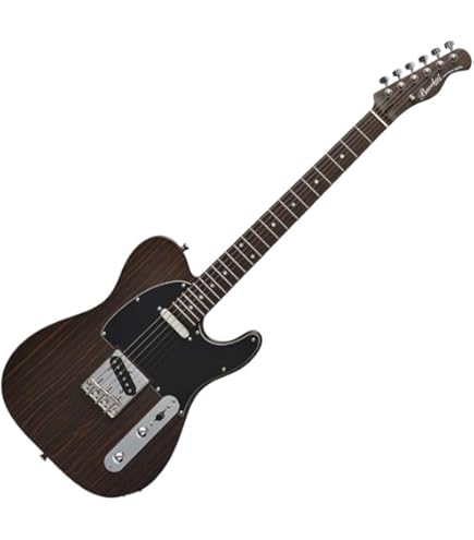 Amazon.co.jp: BACCHUS バッカス BTE-2-RSM/M BLK エレキギター : 楽器