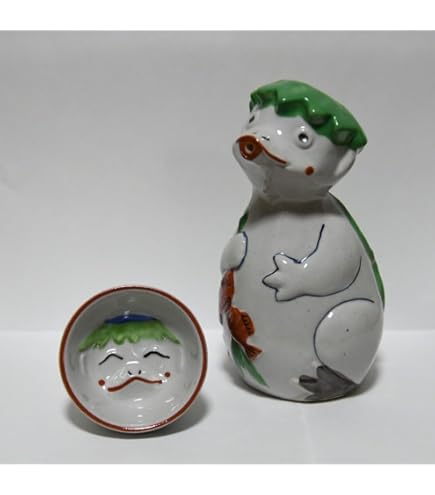 Amazon.co.jp: 九谷焼 酒器セット 徳利 4つ お猪口 10個 : ホーム