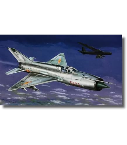 Amazon | プラッツ(PLATZ) 1/48 MiG-21 bis フィッシュベッド L ブルー
