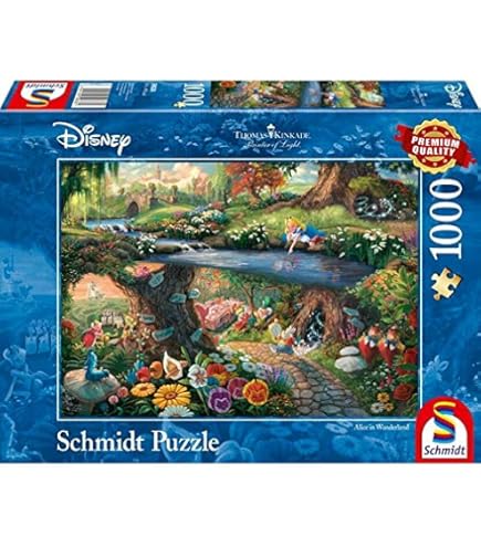 Amazon | Ceaco - ディズニー - トーマス・キンケード - 不思議の国の
