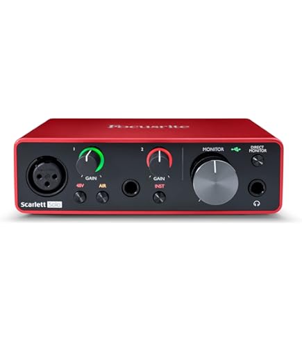 Amazon.co.jp: Focusrite Scarlett 18i20 3rd Gen オーディオ