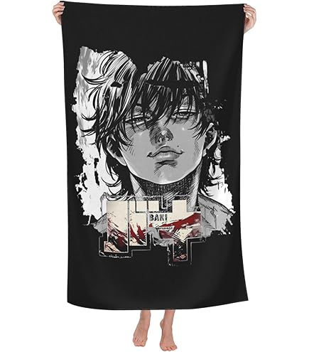 Amazon｜アニメ バキ グラップラー 範馬勇次郎 バスタオル 速乾性 超