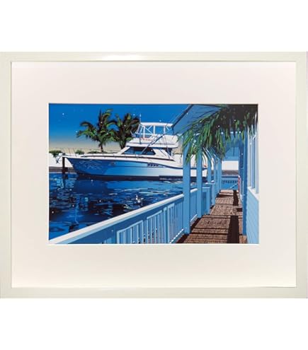 Amazon.co.jp: 鈴木英人◇【マリンウィスパー】◇アートプリント◇額装