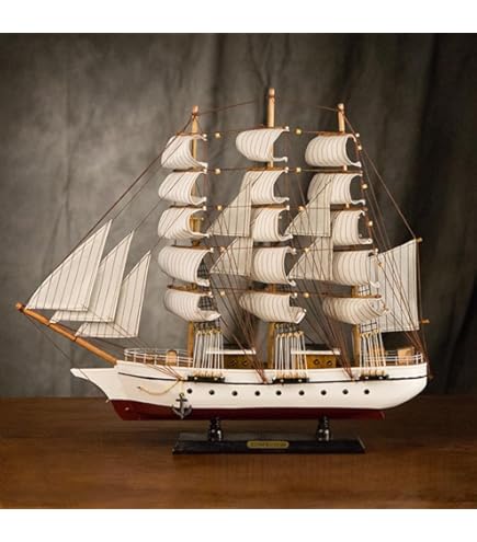 Amazon.co.jp: 帆船模型 帆船モデル 置物 おしゃれ 地中海風 帆船