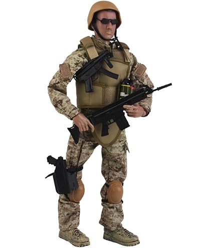 Amazon | 1/6 ミリタリーフィギュア 兵士 陸軍 国連平和維持軍 12