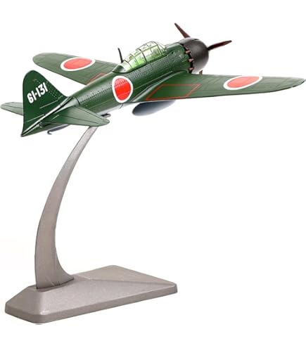Amazon | 5 ダイキャストギミックモデル 零戦 五二型 1/18 アシェット