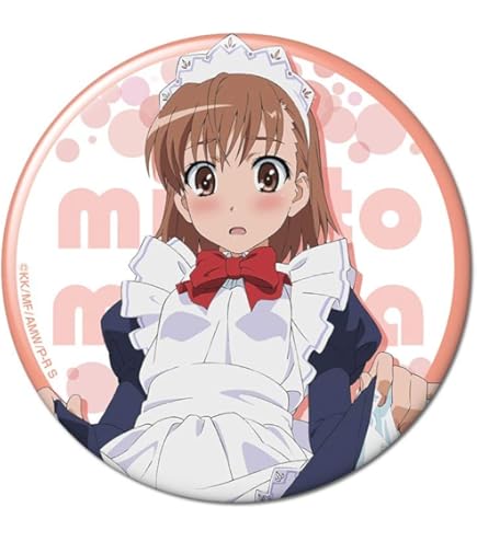 Amazon | とある科学の超電磁砲S 缶バッジ デザイン05(御坂美琴&白井