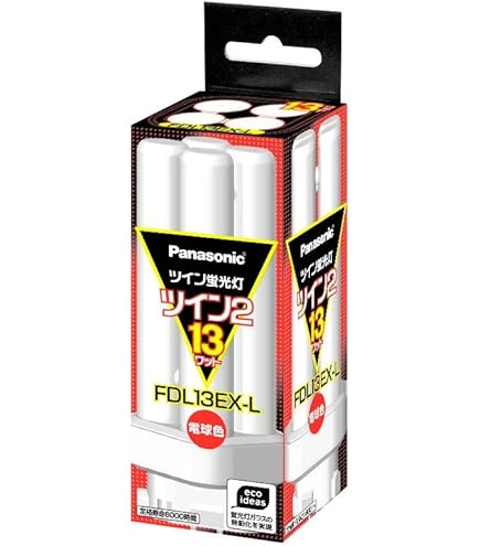 Amazon | 東芝 FDL27EX-N/2 コンパクト形蛍光ランプ27形 昼白色 5個入