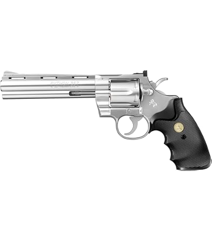 Amazon.co.jp: Tanaka Colt Python .357 Magnum 6 Inch R Model, Steel