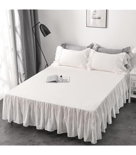 Amazon｜Laura Ashley Home - クイーンベッドスカート、ラグジュアリー