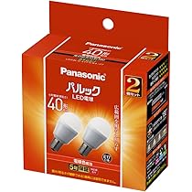 Amazon | パナソニック ミニクリプトン型 パルック LED電球 口金 E17