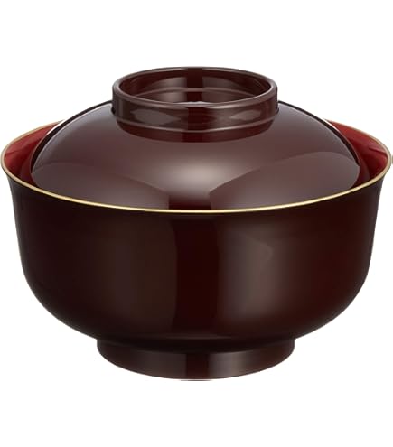 Amazon.co.jp: 前畑陶器 庫山窯 蓋付き椀 蓋付きどんぶり 煮物椀 古